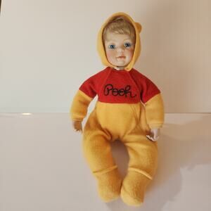 Ashton Drake Disney Collection 13" Porcelain Doll Winnie The Pooh You Need A Hug
